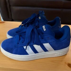 Blue adidas sneakers